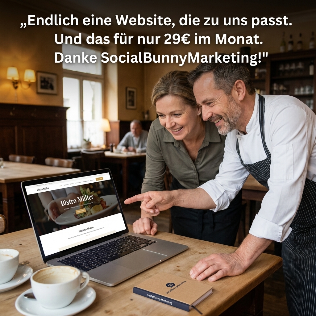Social media ad for restaurant websites in Vienna by SocialBunnyMarketing