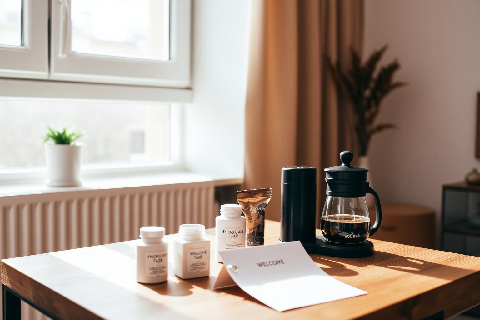 Produktsampling in Wiener Ferienwohnung