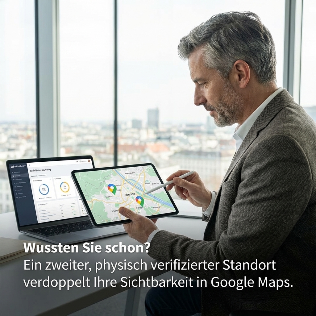 Zweiter physisch verifizierter Google Maps Standort verdoppelt die Sichtbarkeit