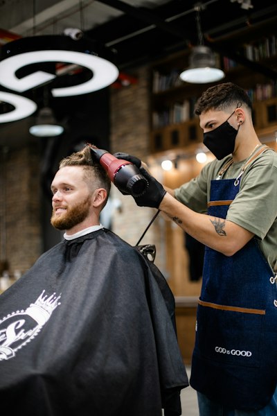 Haarstyling Ergebnis