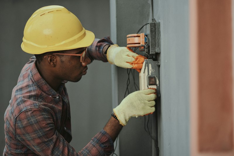 Handwerker bei der Arbeit in Wien